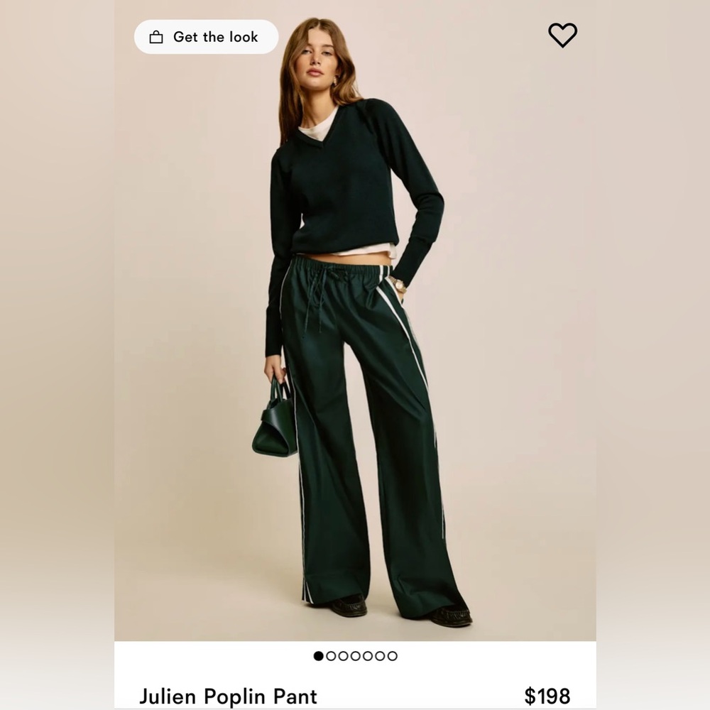Julien Poplin Pant, Size S, NWT